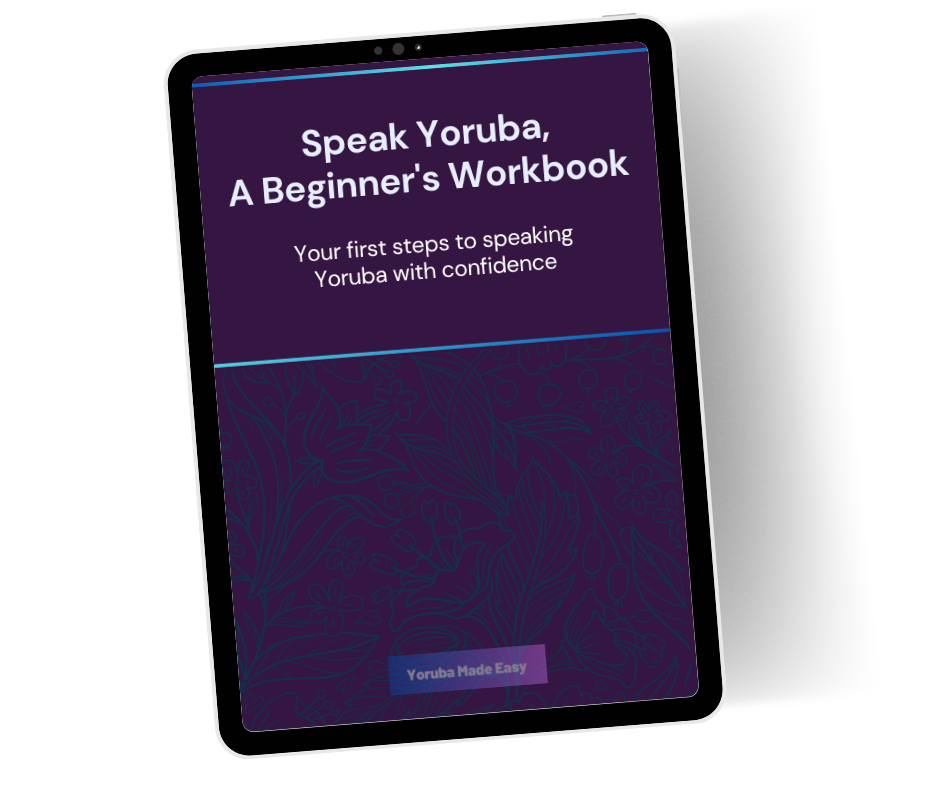Home yoruba made easy speak yoruba beginners workbook